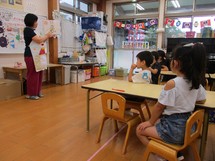 年長さくらぐみ　はみがき教室